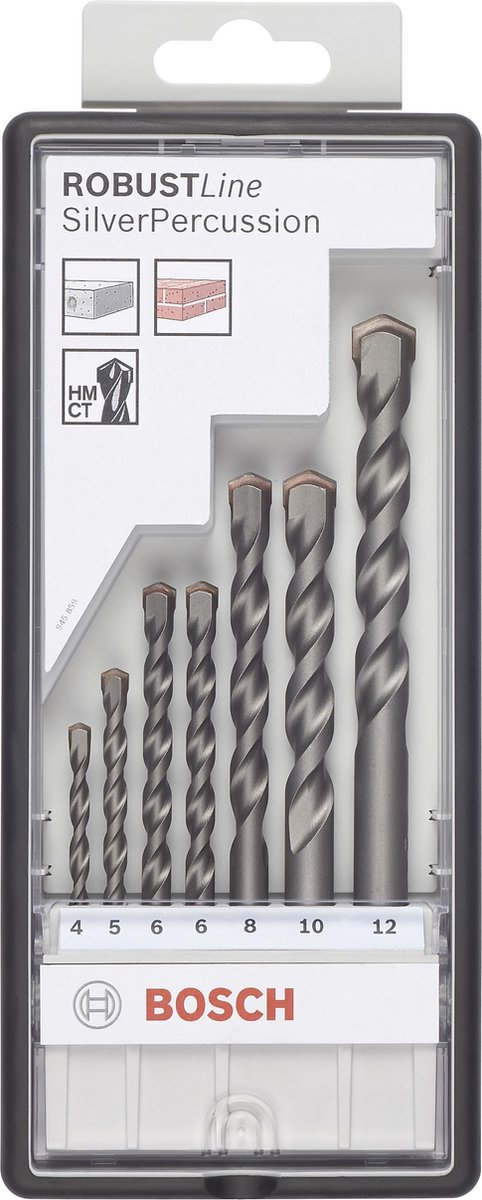 Bosch Robust Line 7-delige Steenborenset