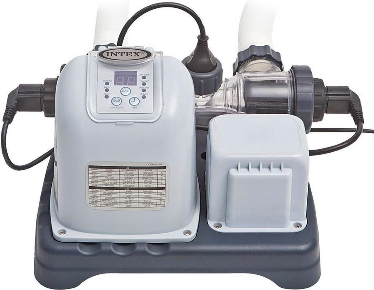 Intex QS500 Krystal Clear zoutwatersysteem - Zwart