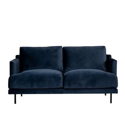 Bronx71 Velvet bank 2,5-zits Denver - Blauw