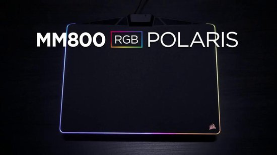 Corsair MM800C RGB Polaris Muismat - Zwart