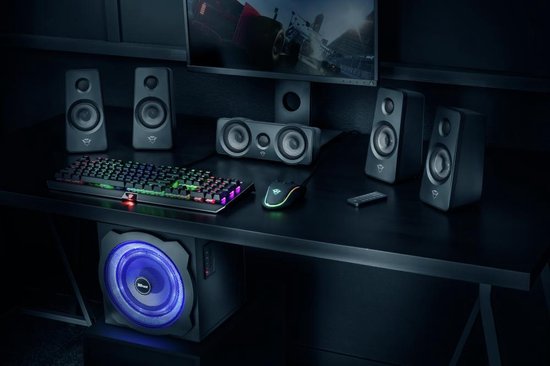 Trust GXT 658 Tytan 5.1 Surround Pc Speaker System - Zwart