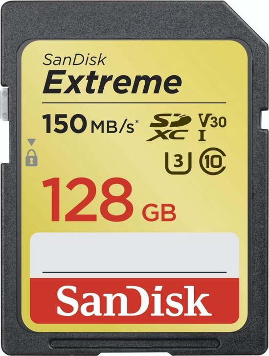 Sandisk SDXC Extreme 128GB 150MB/s