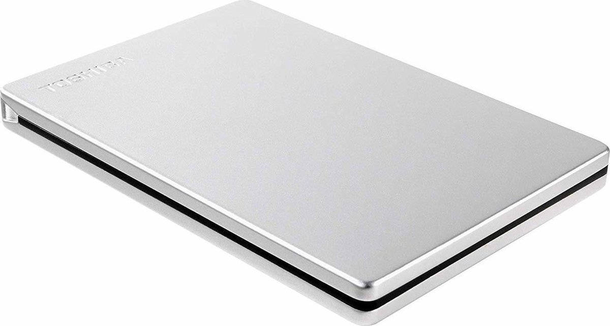 Toshiba Canvio Slim 1TB Zilver - Silver