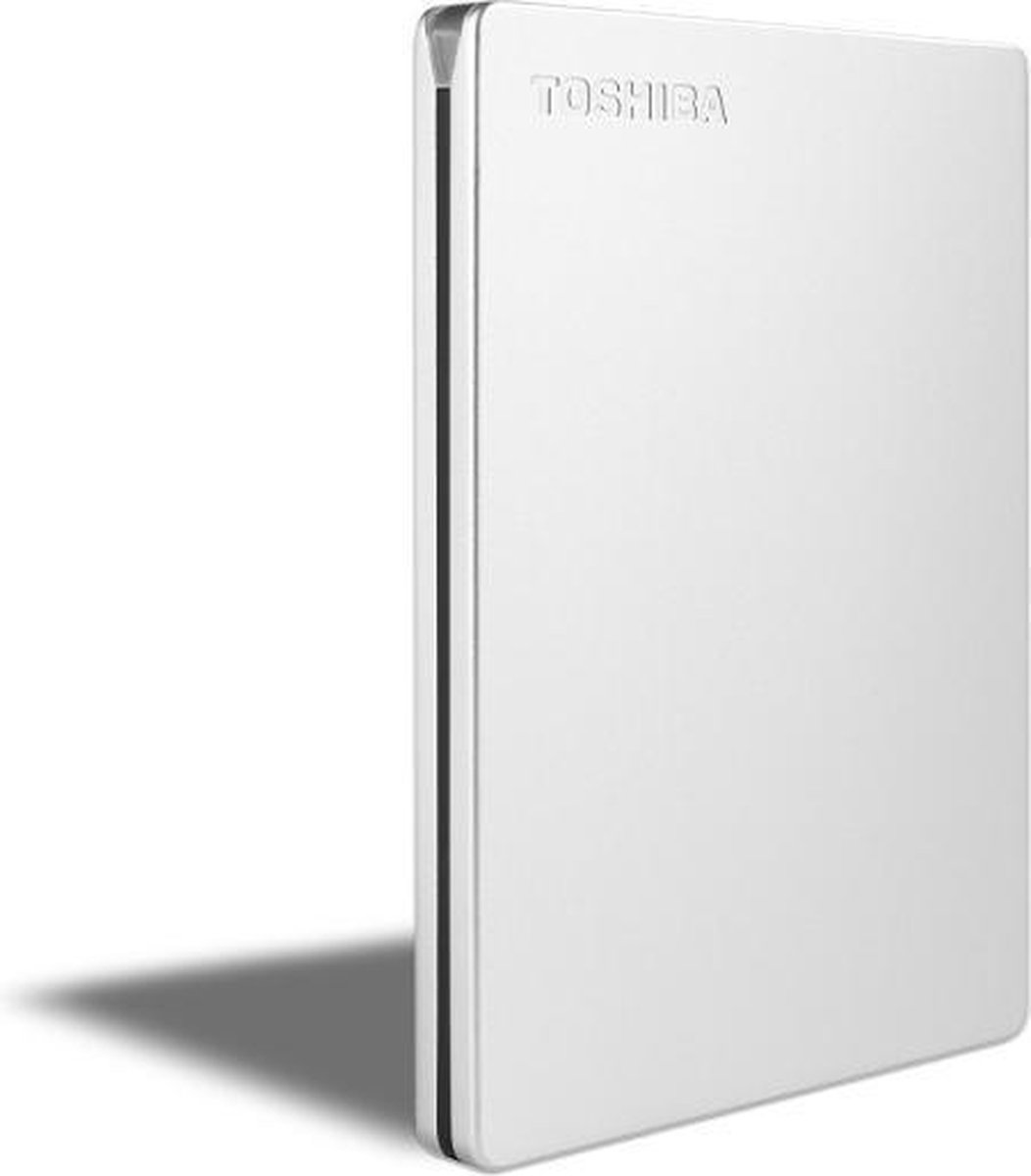 Toshiba Canvio Slim 1TB Zilver - Silver