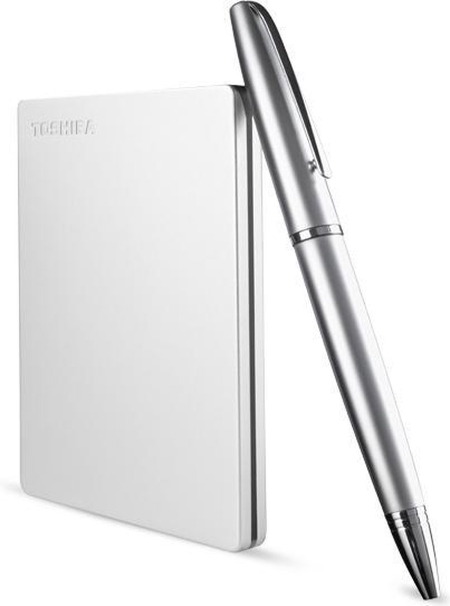 Toshiba Canvio Slim 1TB Zilver - Silver