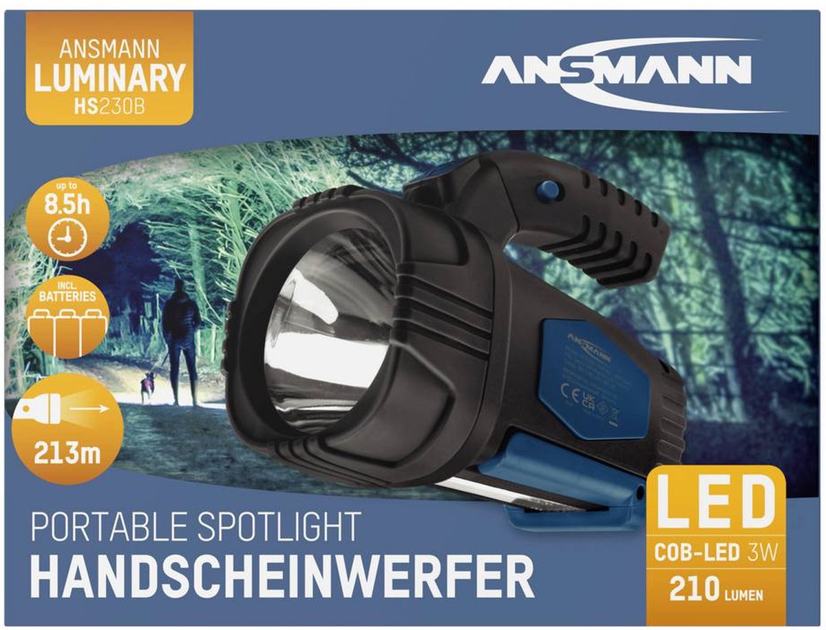 Ansmann HS230B - LED-handschijnwerper op batterijen - 1600-0441