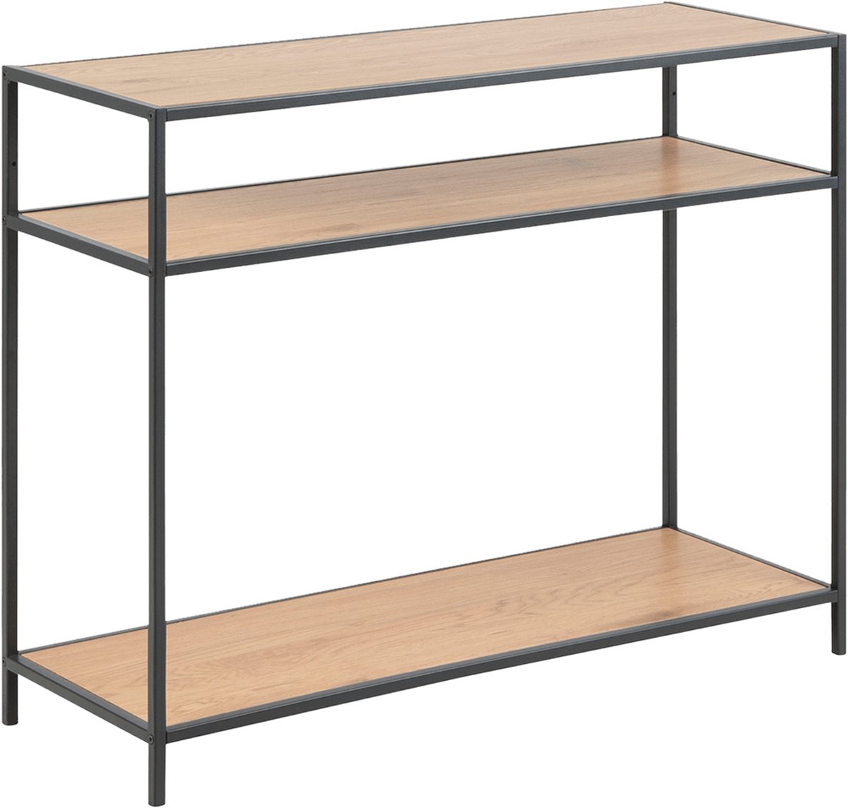 Lisomme Vic houten sidetable naturel - 100 x 35 cm - Bruin