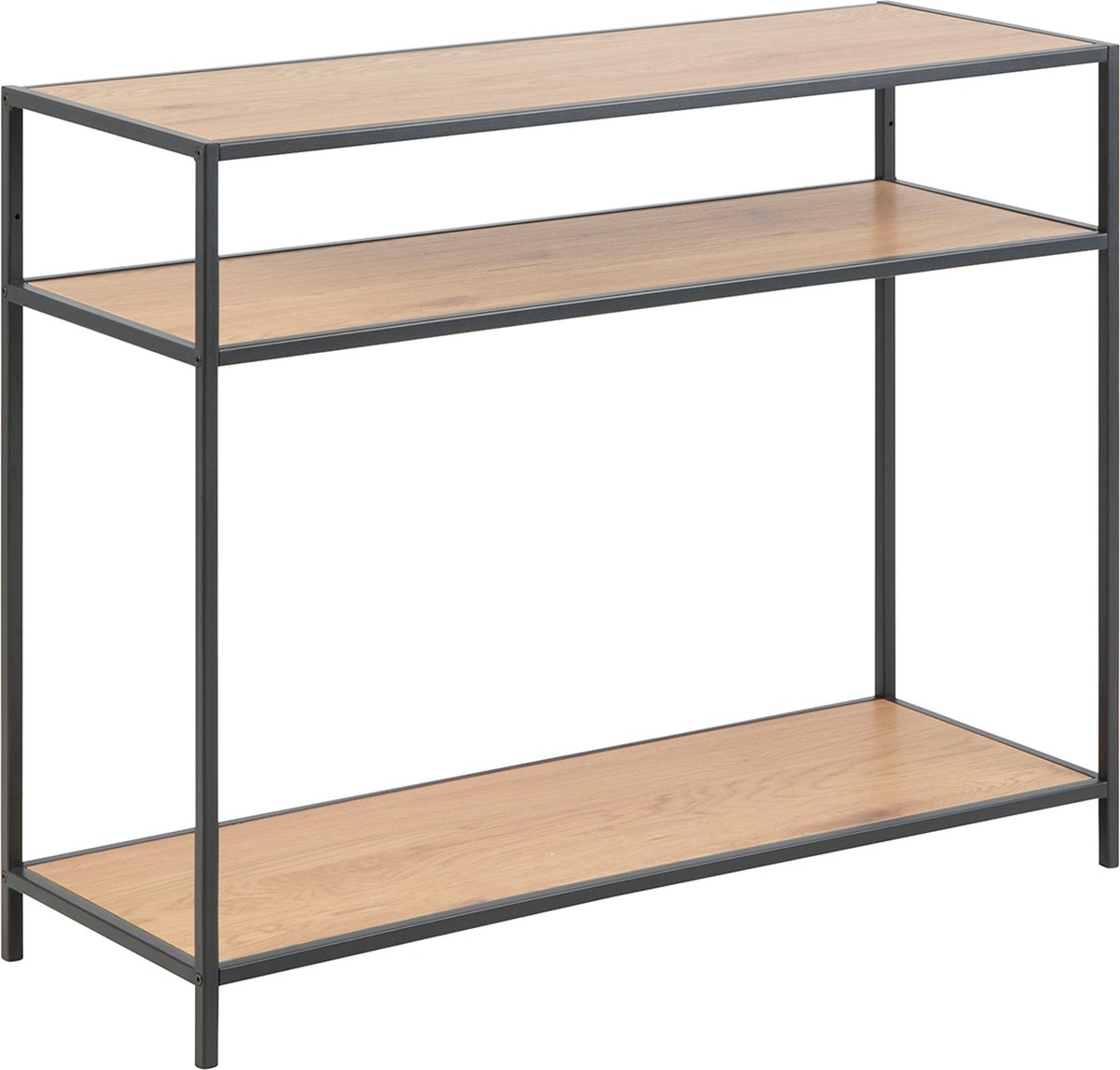 Lisomme Vic houten sidetable naturel - 100 x 35 cm - Bruin