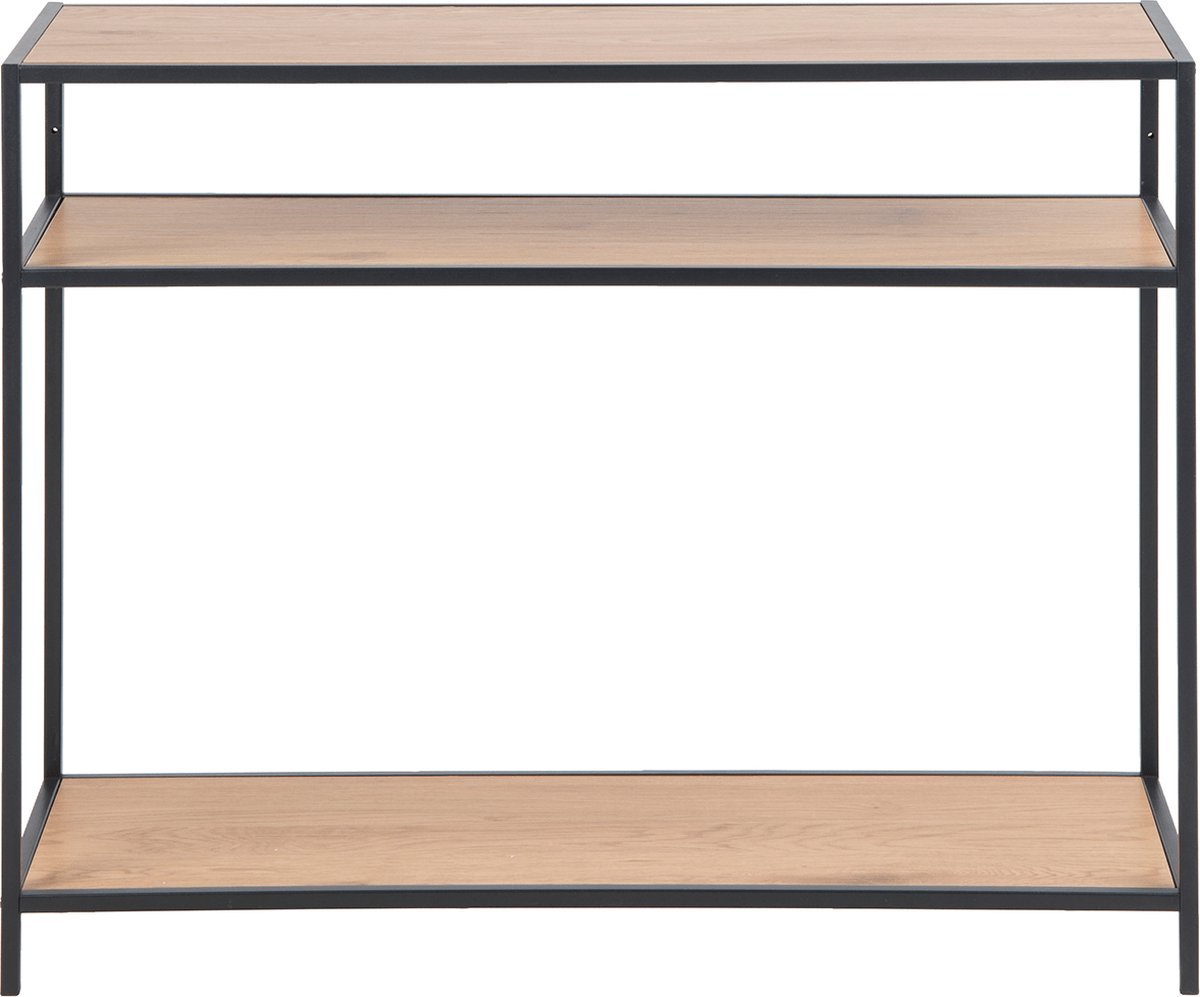 Lisomme Vic houten sidetable naturel - 100 x 35 cm - Bruin