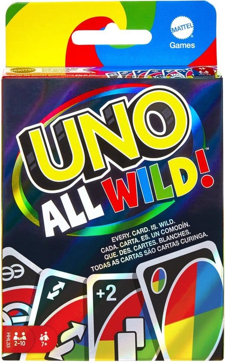 Mattel Uno All Wild - Blauw
