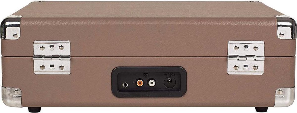Crosley Cruiser Deluxe platenspeler - grijs/paars - Bruin