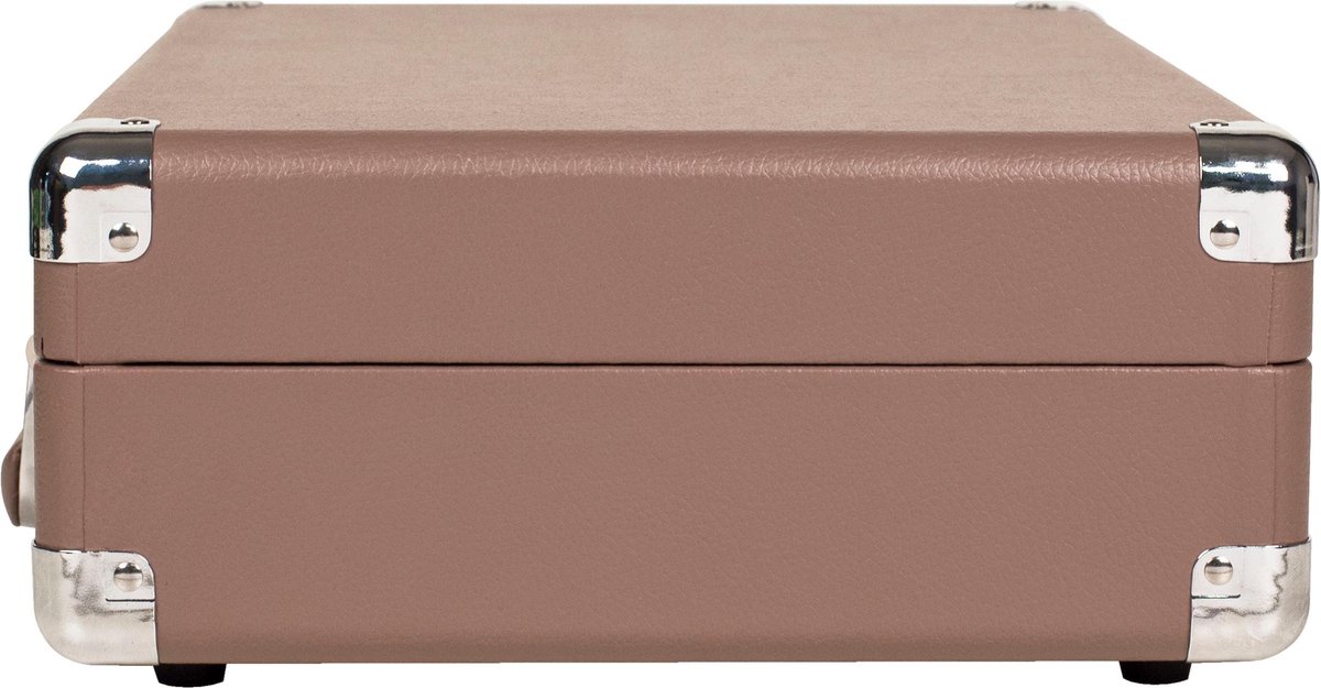 Crosley Cruiser Deluxe platenspeler - grijs/paars - Bruin