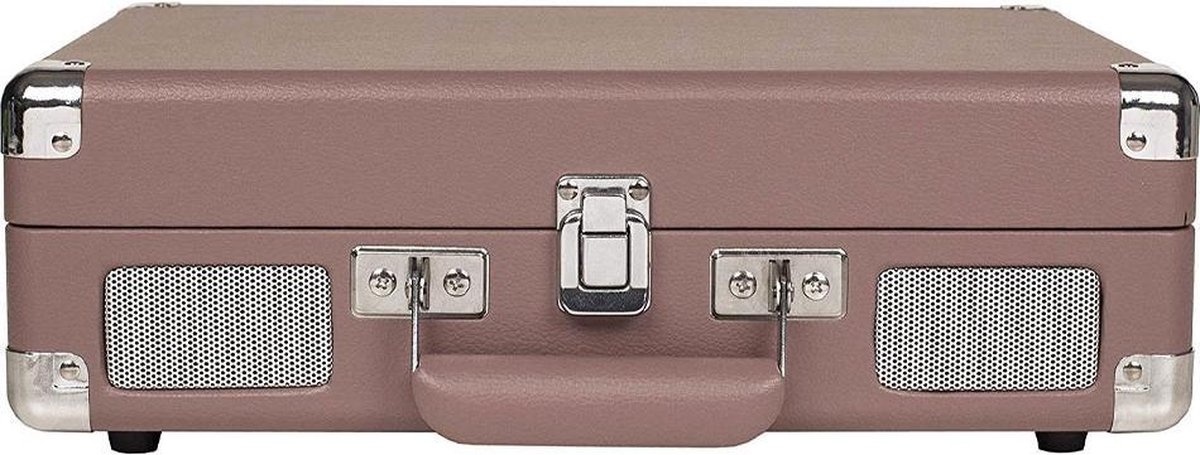 Crosley Cruiser Deluxe platenspeler - grijs/paars - Bruin