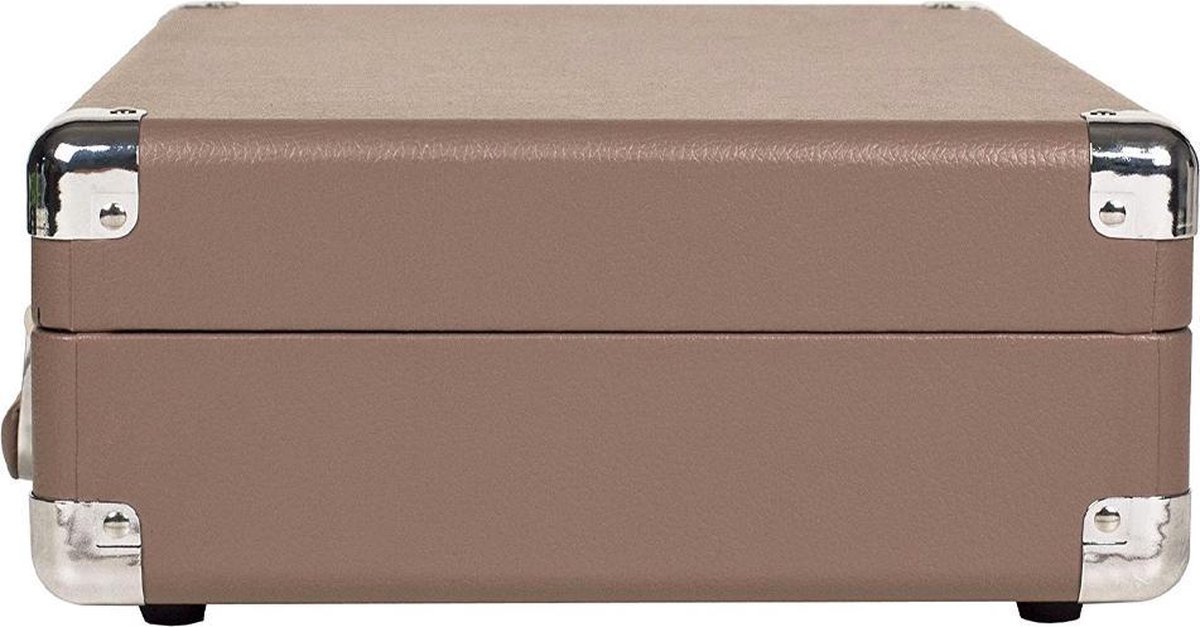 Crosley Cruiser Deluxe platenspeler - grijs/paars - Bruin