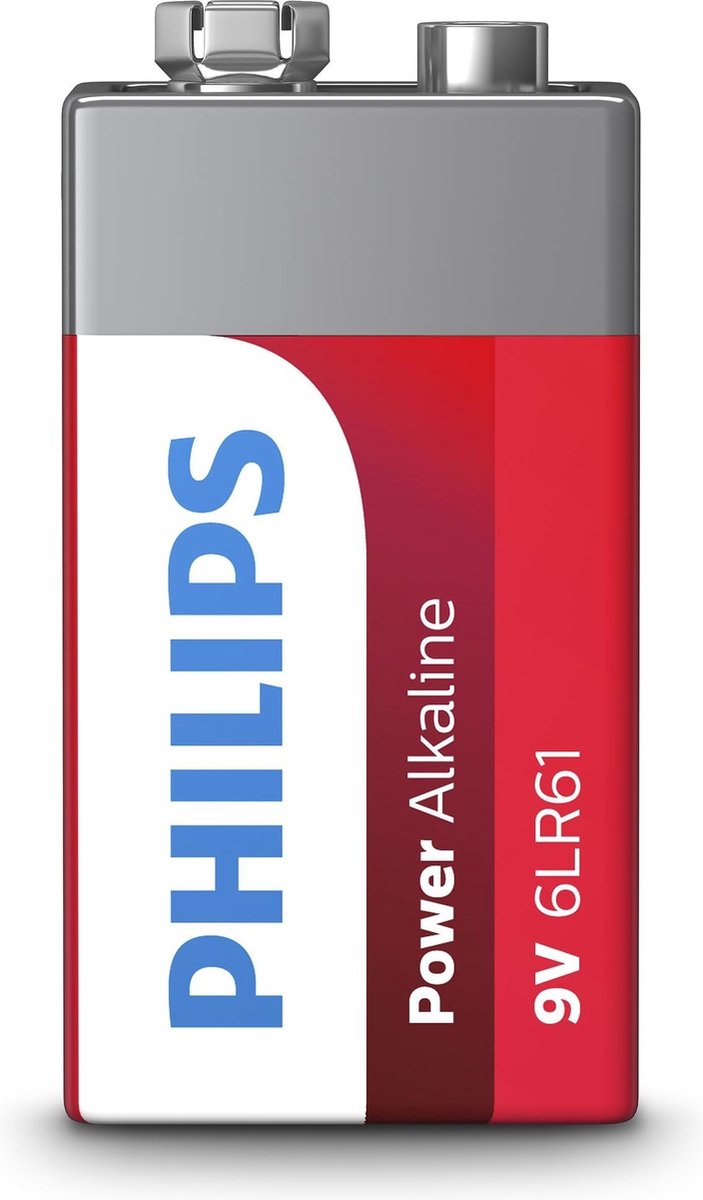 Philips Batterij Power Alkaline 9v 1 Stuk