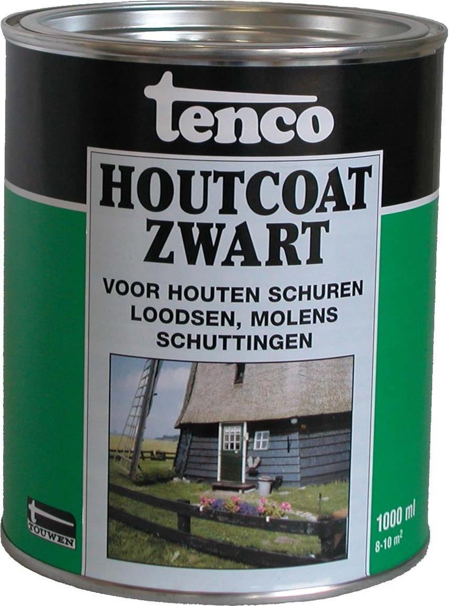 Tenco Houtcoat - Teervrij 2,5 l - Zwart