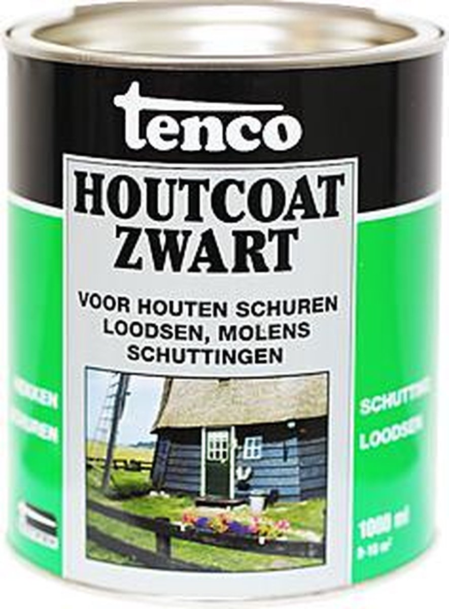 Tenco Houtcoat - Teervrij 2,5 l - Zwart