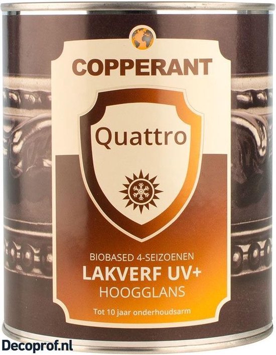 Copperant Quattro Lakverf Hoogglans UV+ - Mengkleur - 1 l