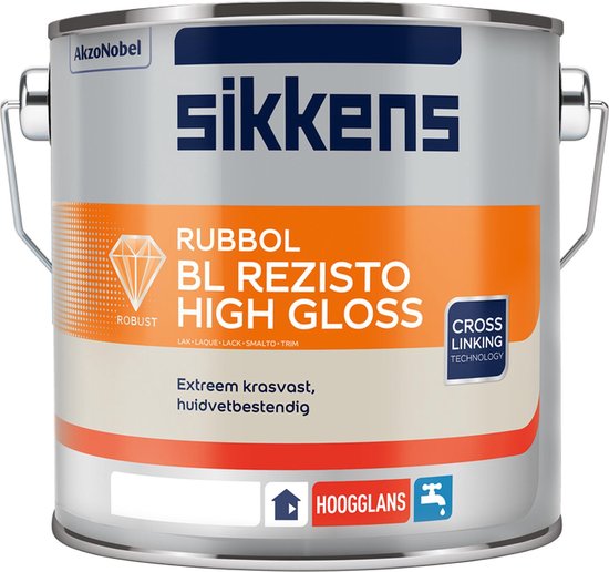 Sikkens Rubbol BL Rezisto High Gloss 2,5 l - Wit