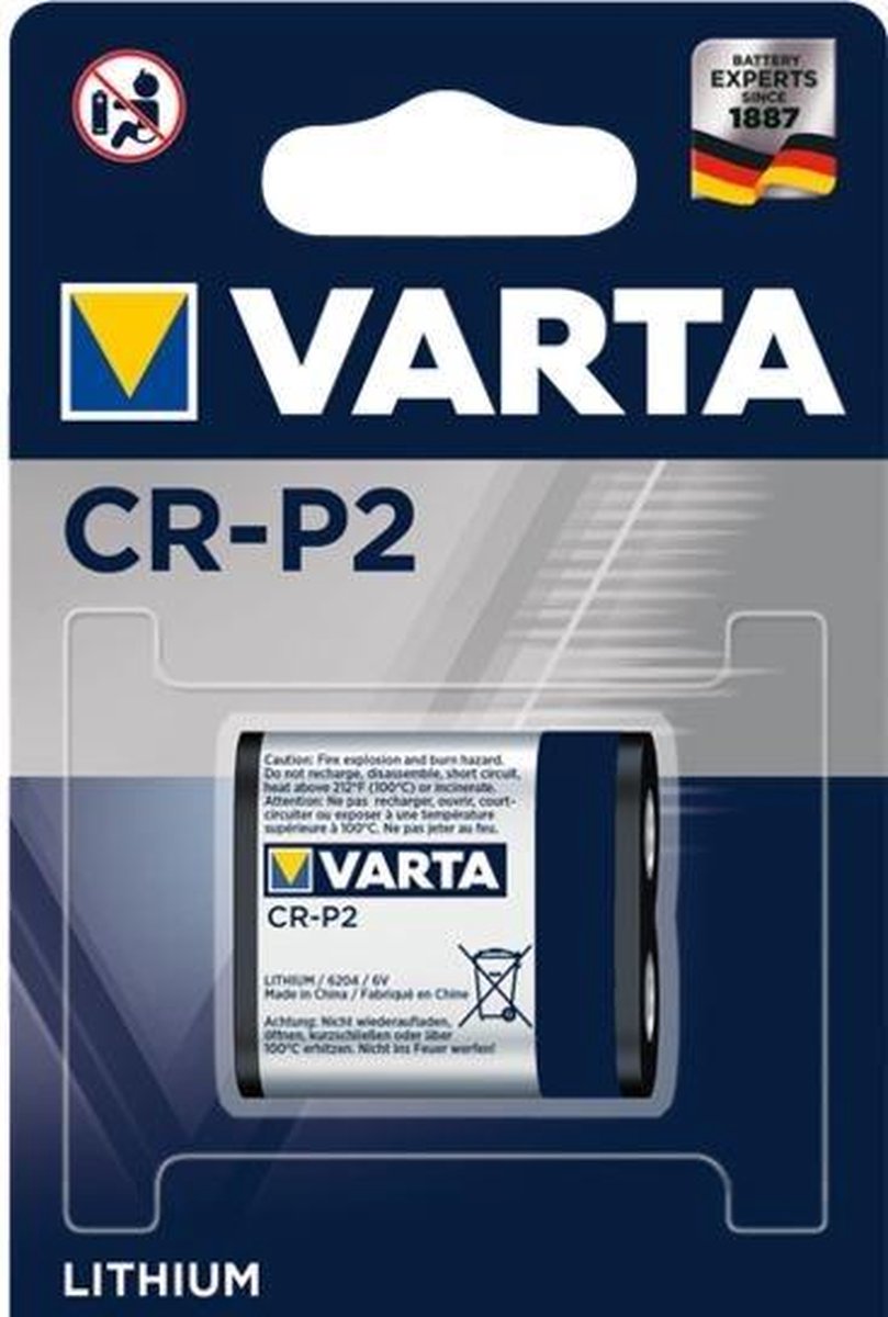 Varta Niet-oplaadbare Batterijen Crp2 Lithium Foto Batterij 6 V 1300 Mah 1-blister