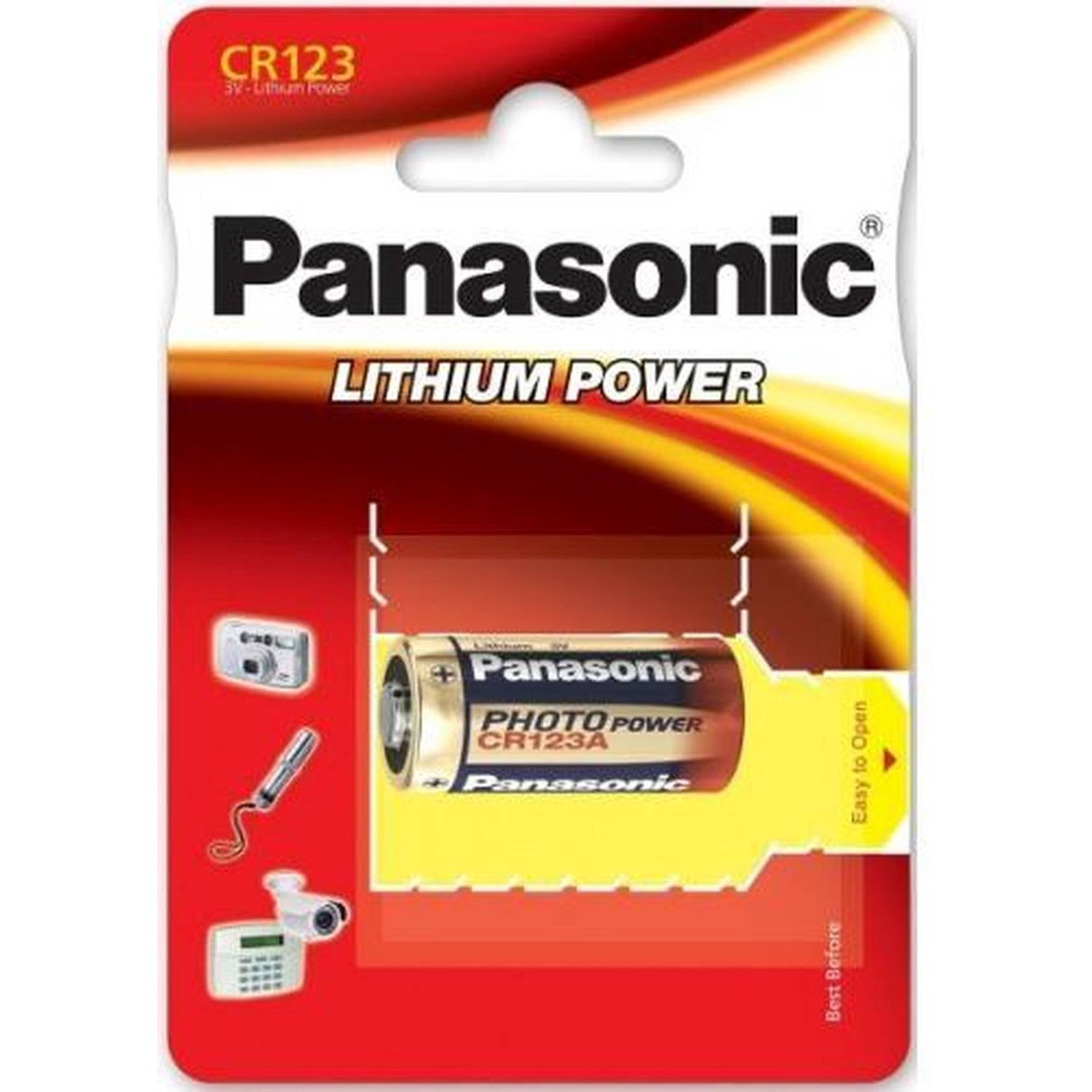 Panasonic Photo Power Cr123a 3v Batterijen - 2 Stuks