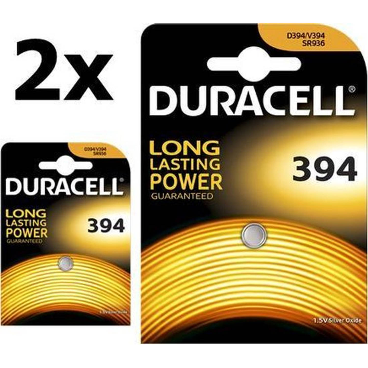 Duracell 2 Stuks - D394 Sr936sw 1.5v Knoopcel Batterij