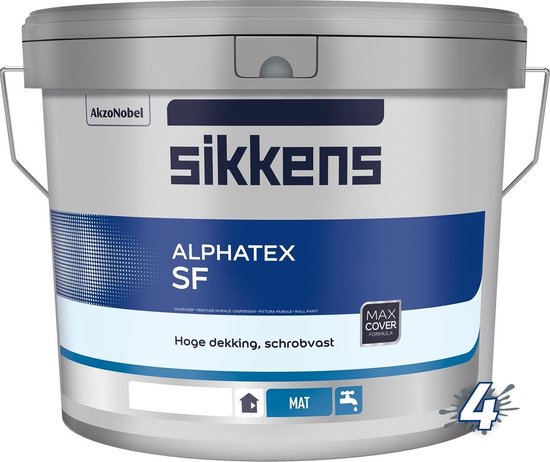 Sikkens Alphatex SF 5 l - Wit