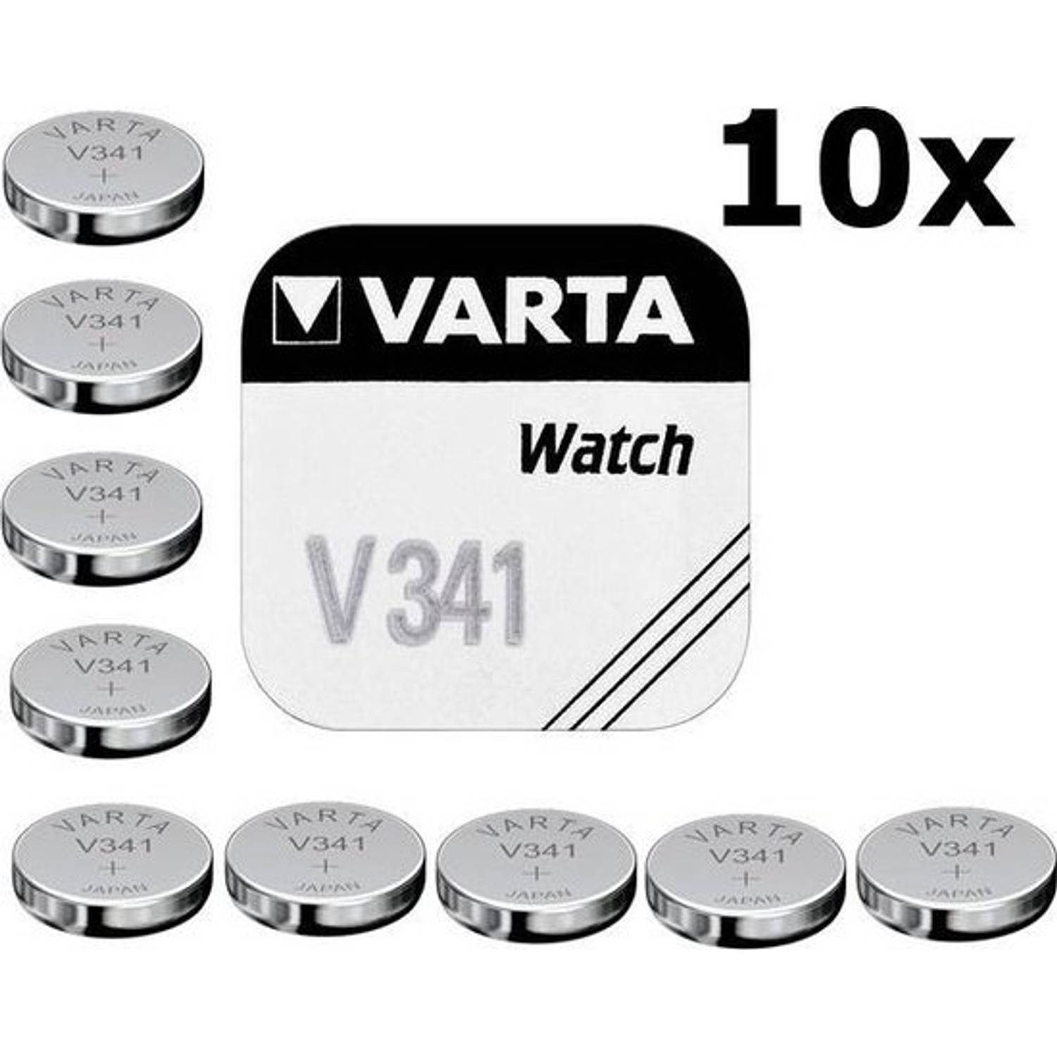 Varta 10 Stuks - V341 11mah 1.55v Knoopcel Batterij