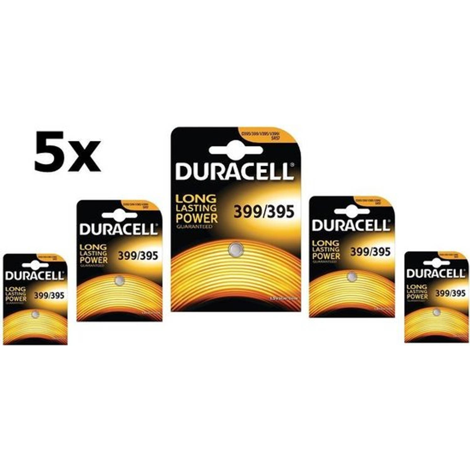 Duracell 5 Stuks - 399-395/g7/sr927w 1.5v 52mah Knoopcel Batterij