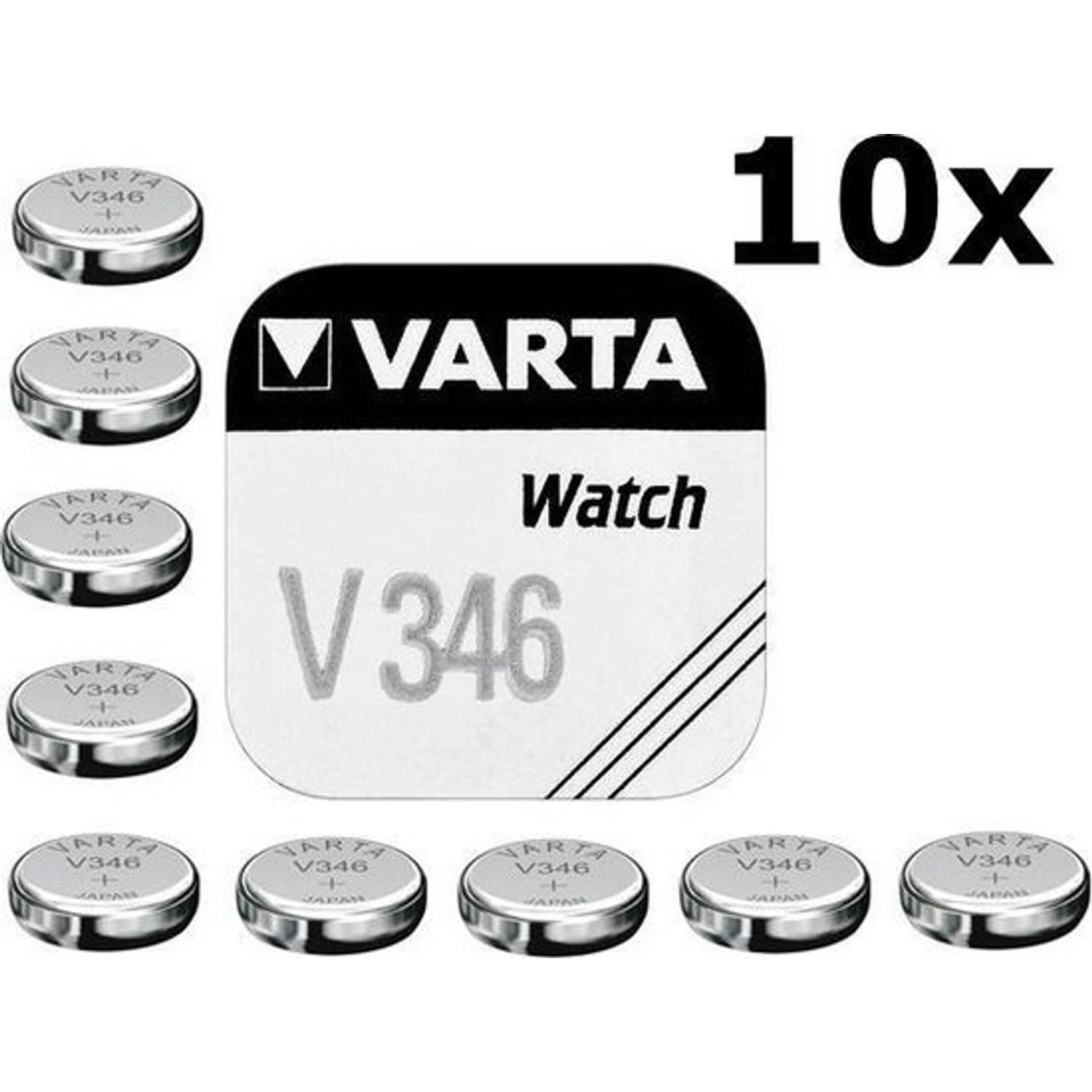 Varta 10 Stuks - V346 10mah 1.55v Knoopcel Batterij