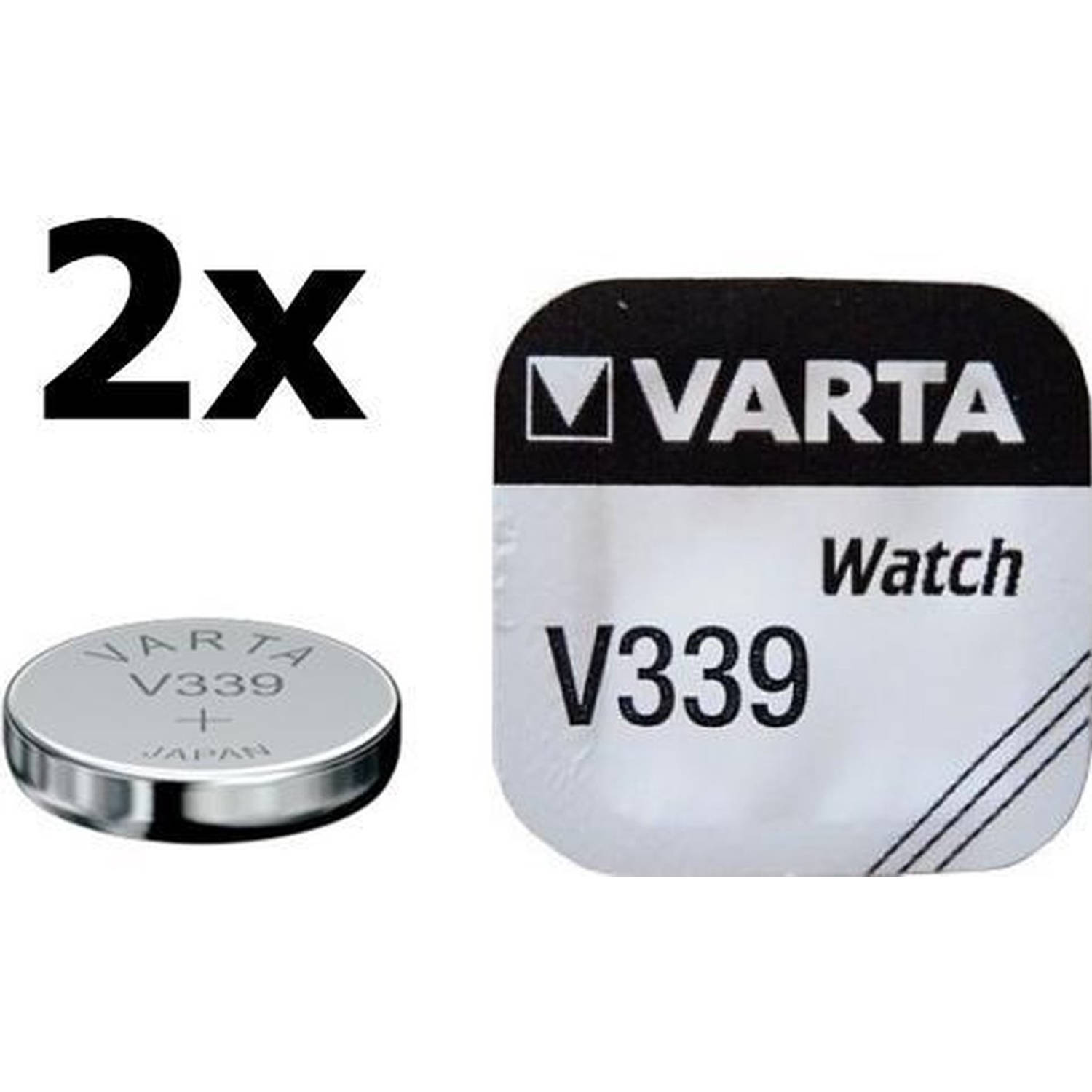 Varta 2 Stuks - V339 11mah 1.55v Knoopcel Batterij