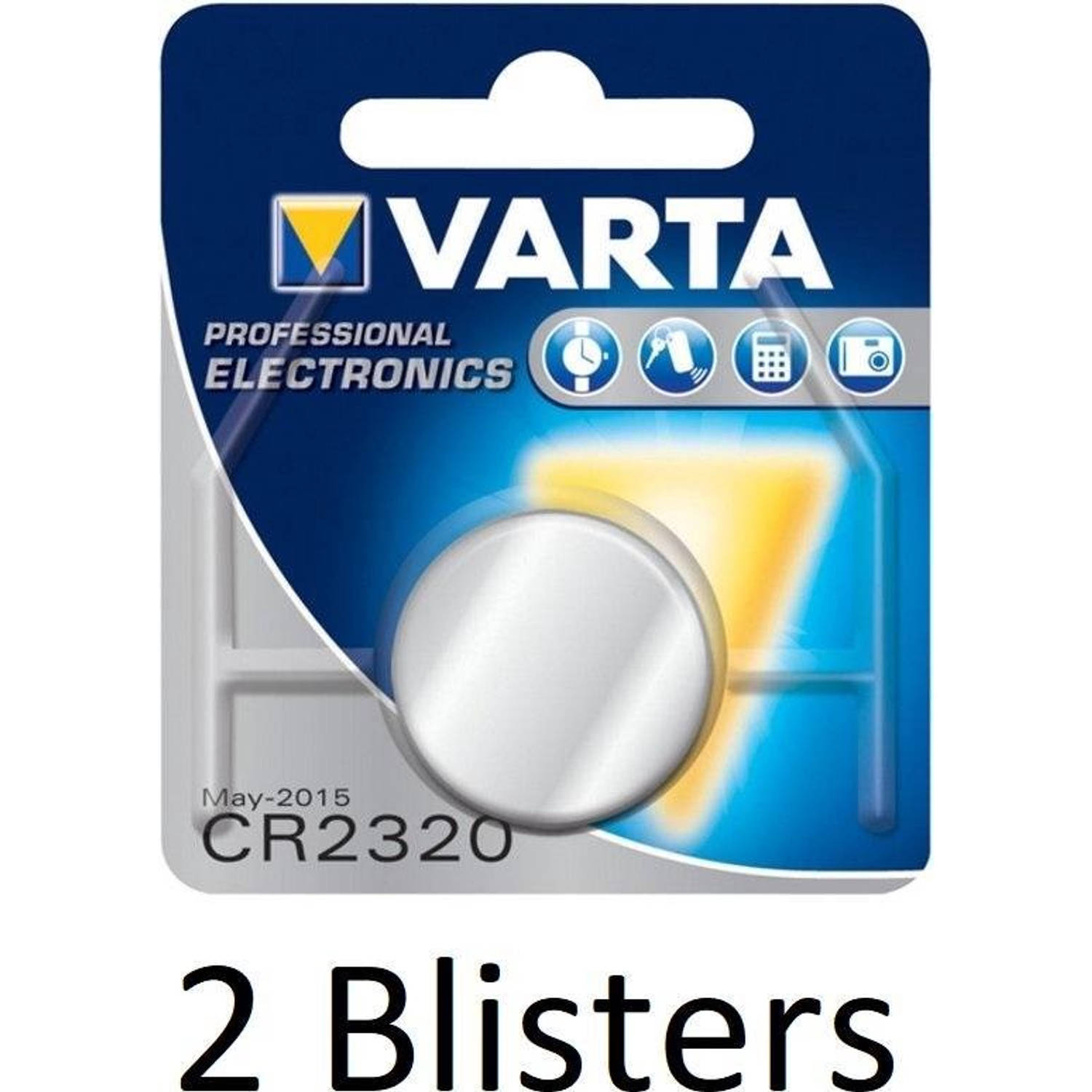 Varta 2 Stuks (2 Blisters A 1 St) Cr2320 Knoopcelbatterij