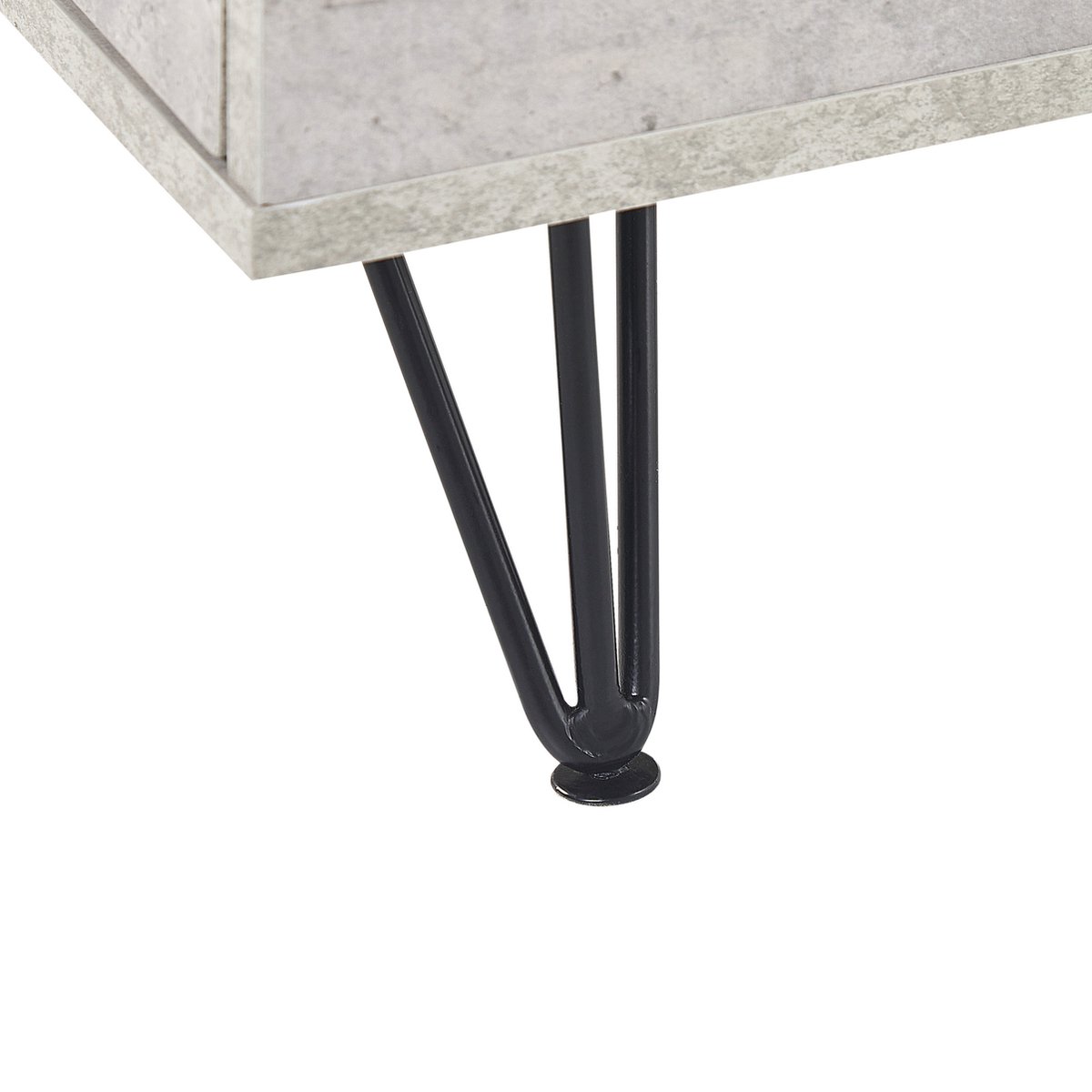 Beliani Halston - Tv-kast--vezelplaat - Grijs