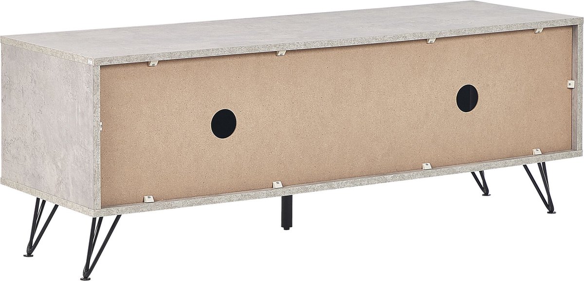 Beliani Halston - Tv-kast--vezelplaat - Grijs