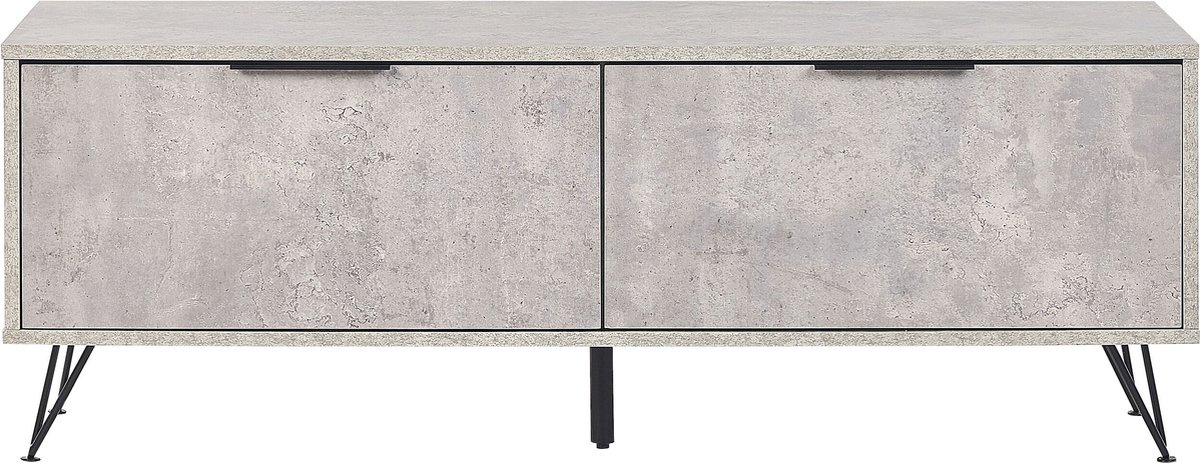 Beliani Halston - Tv-kast--vezelplaat - Grijs