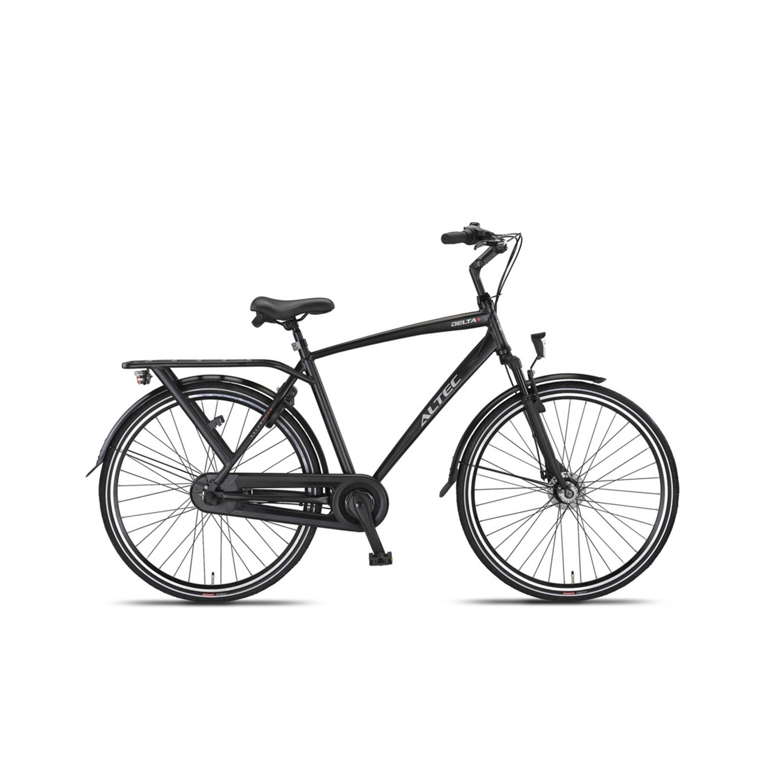 Altec Delta + Plus 28 Inch Herenfiets N-3 61cm Mat Zwart