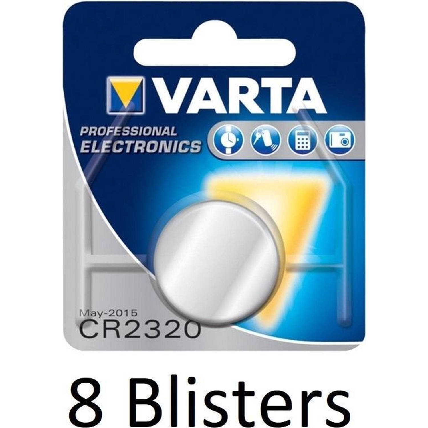 Varta 8 Stuks (8 Blisters A 1 St) Cr2320 Knoopcelbatterij