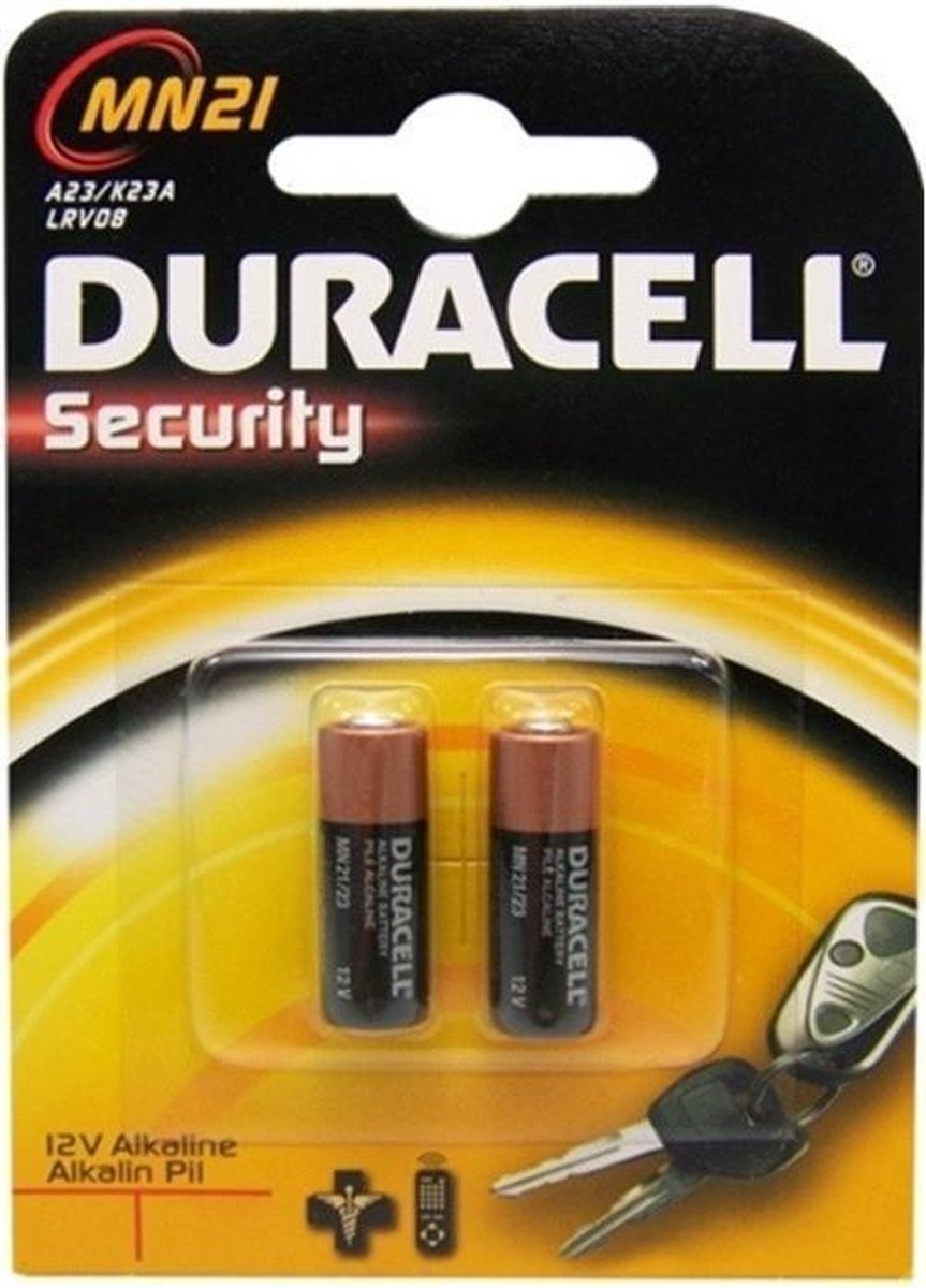 Duracell A23 23a Mn21 K23a Security 12v Alkaline Batterij - 6 Stuks (3 Blisters A 2 Stuks)