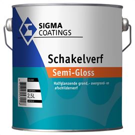 Sigma Schakelverf Semi Gloss - Mengkleur - 2,5 l