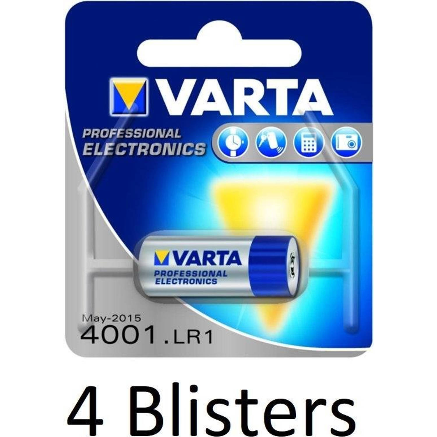 Varta 4 Stuks (4 Blisters A 1 St) N/lady Wegwerpbatterij Alkaline