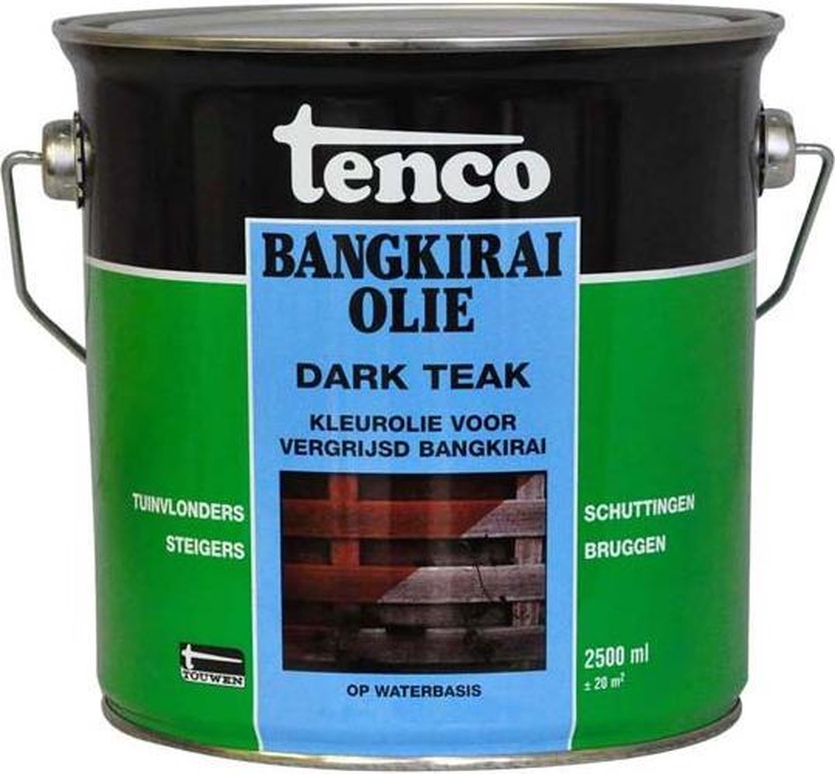 Tenco Bangkirai Olie - Dark Teak - 2,5 l