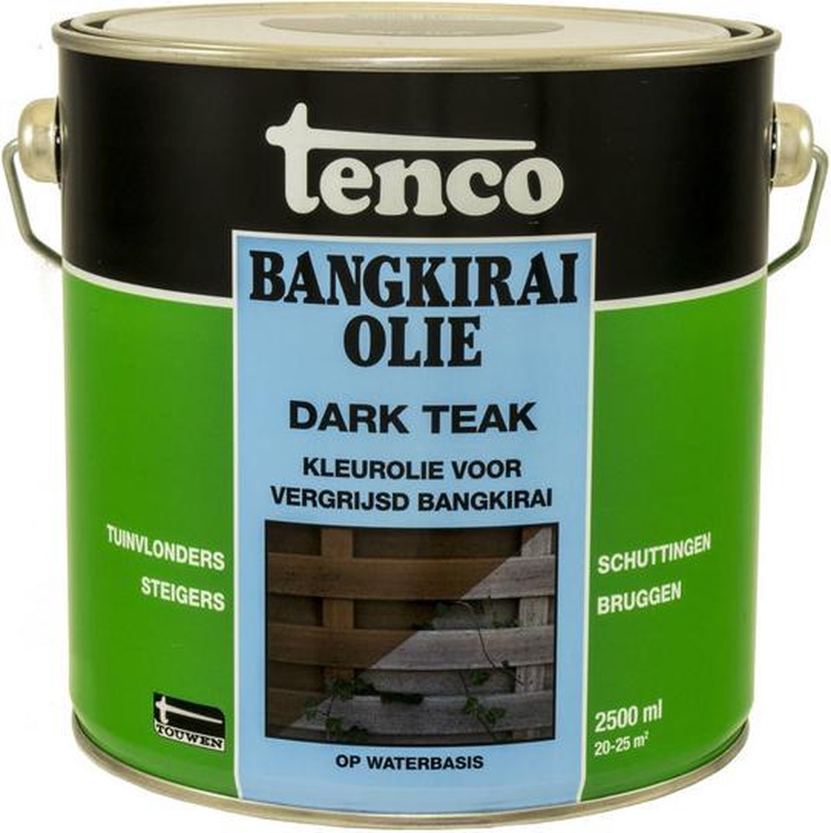 Tenco Bangkirai Olie - Dark Teak - 2,5 l