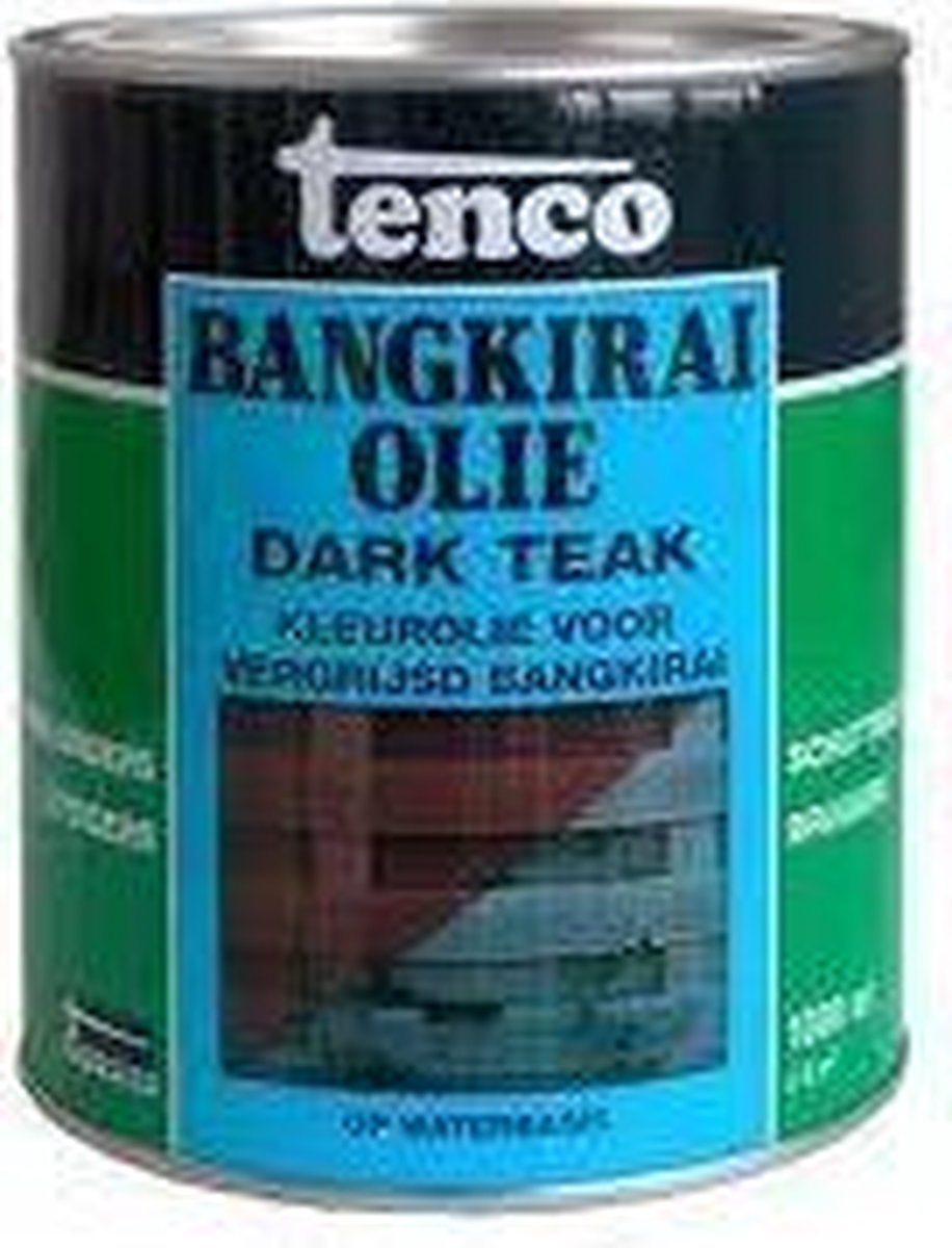 Tenco Bangkirai Olie - Dark Teak - 2,5 l