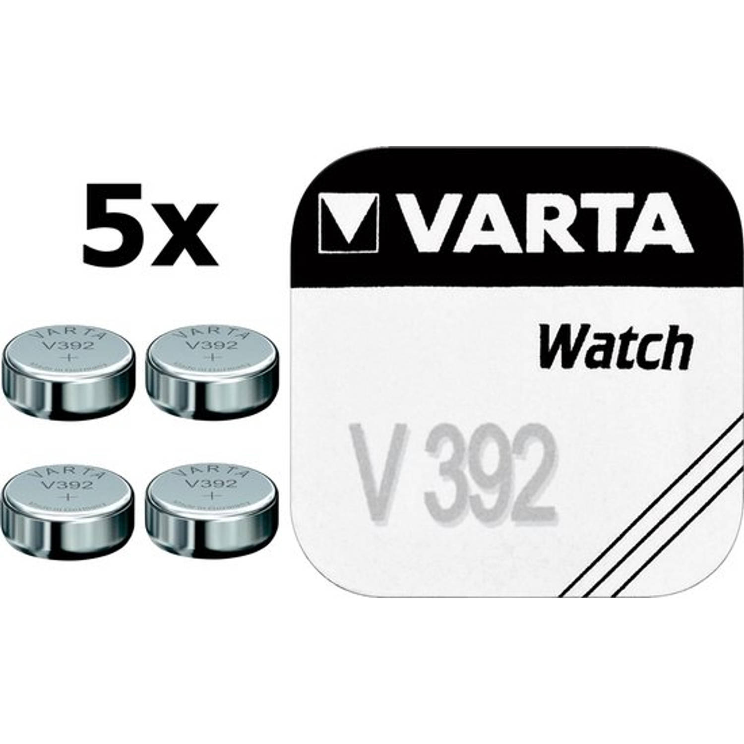 Varta 5 Stuks - V392 38mah 1.55v Knoopcel Batterij