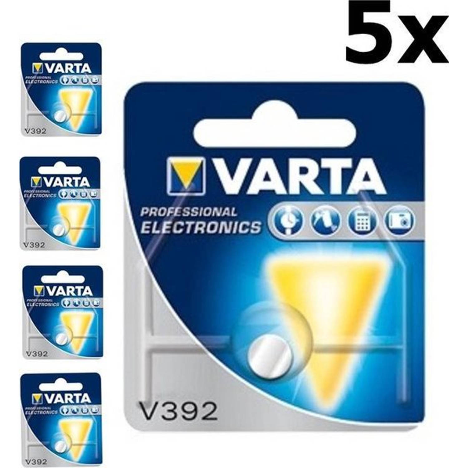 Varta 5 Stuks - V392 38mah 1.55v Knoopcel Batterij