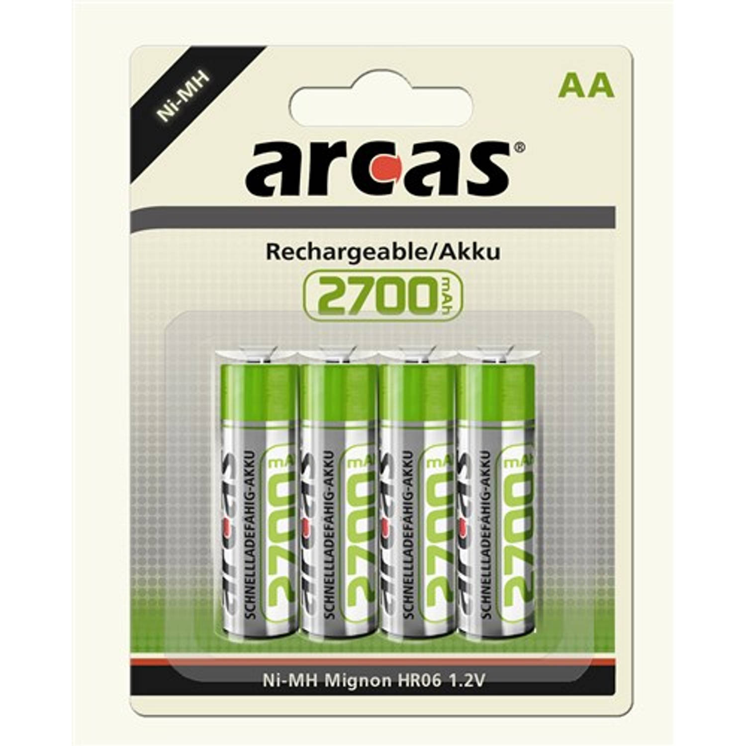 Camelion Batterij Arcas Aa Mignon 2700mah (4 Stuks)