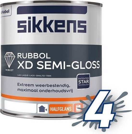 Sikkens Rubbol XD Semi Gloss - Mengkleur - 1 l