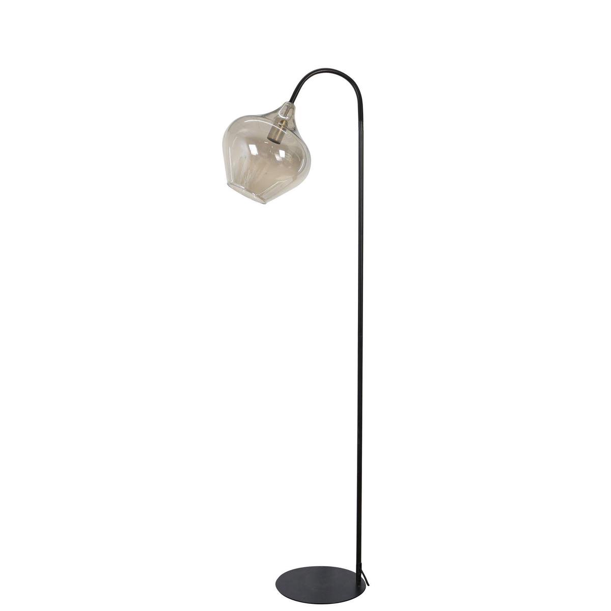 Light & Living Vloerlamp Rakel - Mat/Smoke - 28x45x160 cm - Grijs