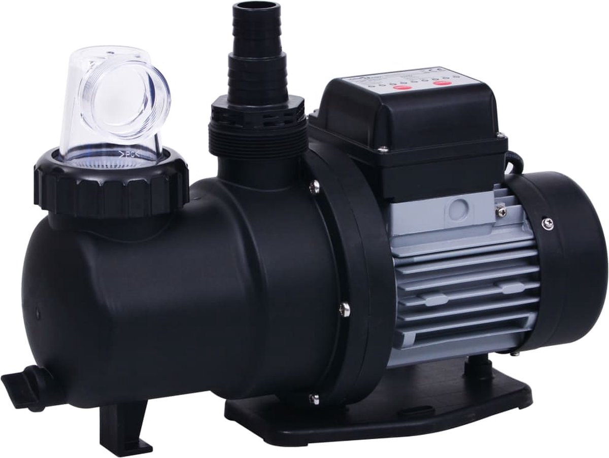 vidaXL Zandfilterpomp met timer 550 W 50 L - Blauw