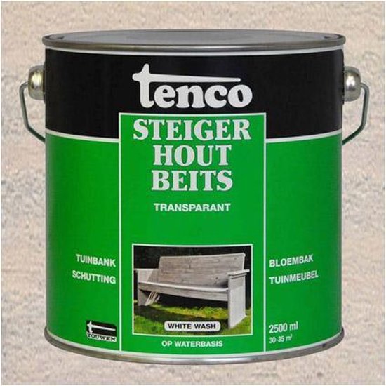 Tenco Steigerhoutbeits - White Wash - 2,5 l